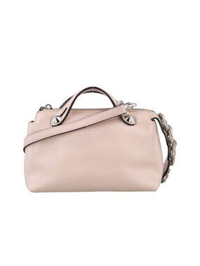 Fendi by the Way Pink Leather Messenger Bag
